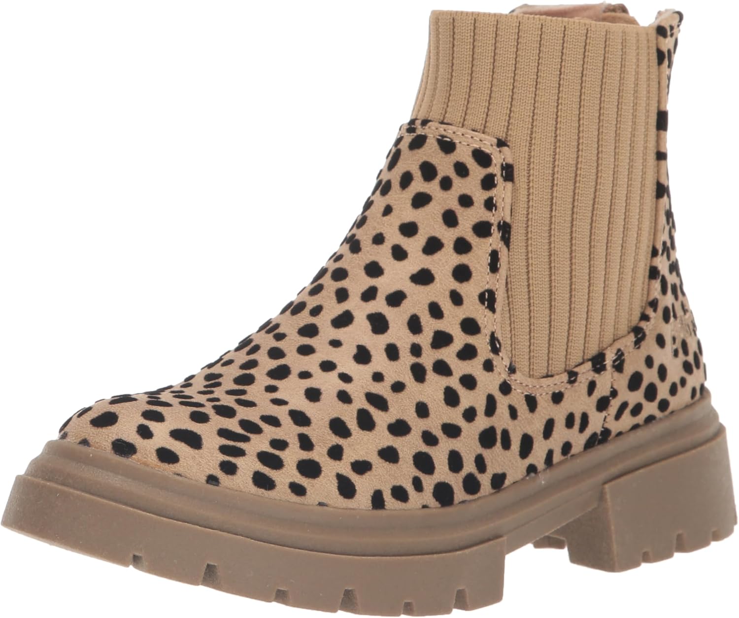 Blowfish Malibu Kids Girls Chassy-t Chelsea Boot, SandPix Leopard Roadtrip/Tech, 8 Toddler