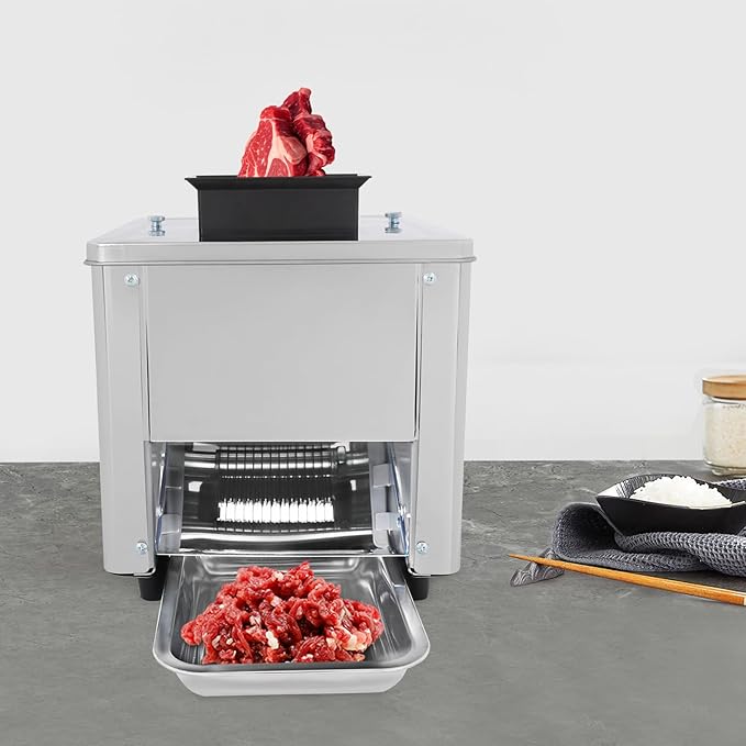 Cortadora de Carne Eléctrica 850W 110V 330lb/h Acero Inoxidable miniatura 5