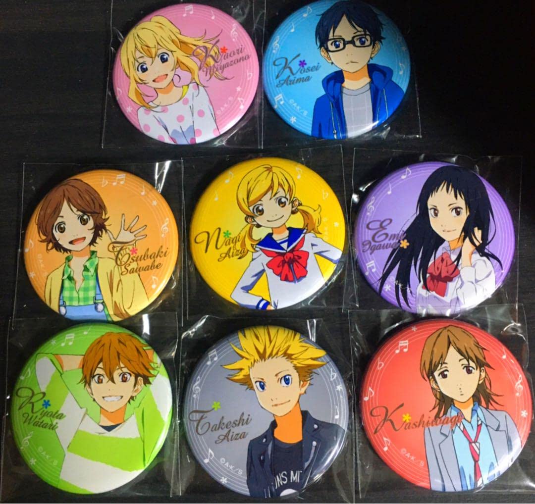 四月は君の嘘缶バッジ6枚セット