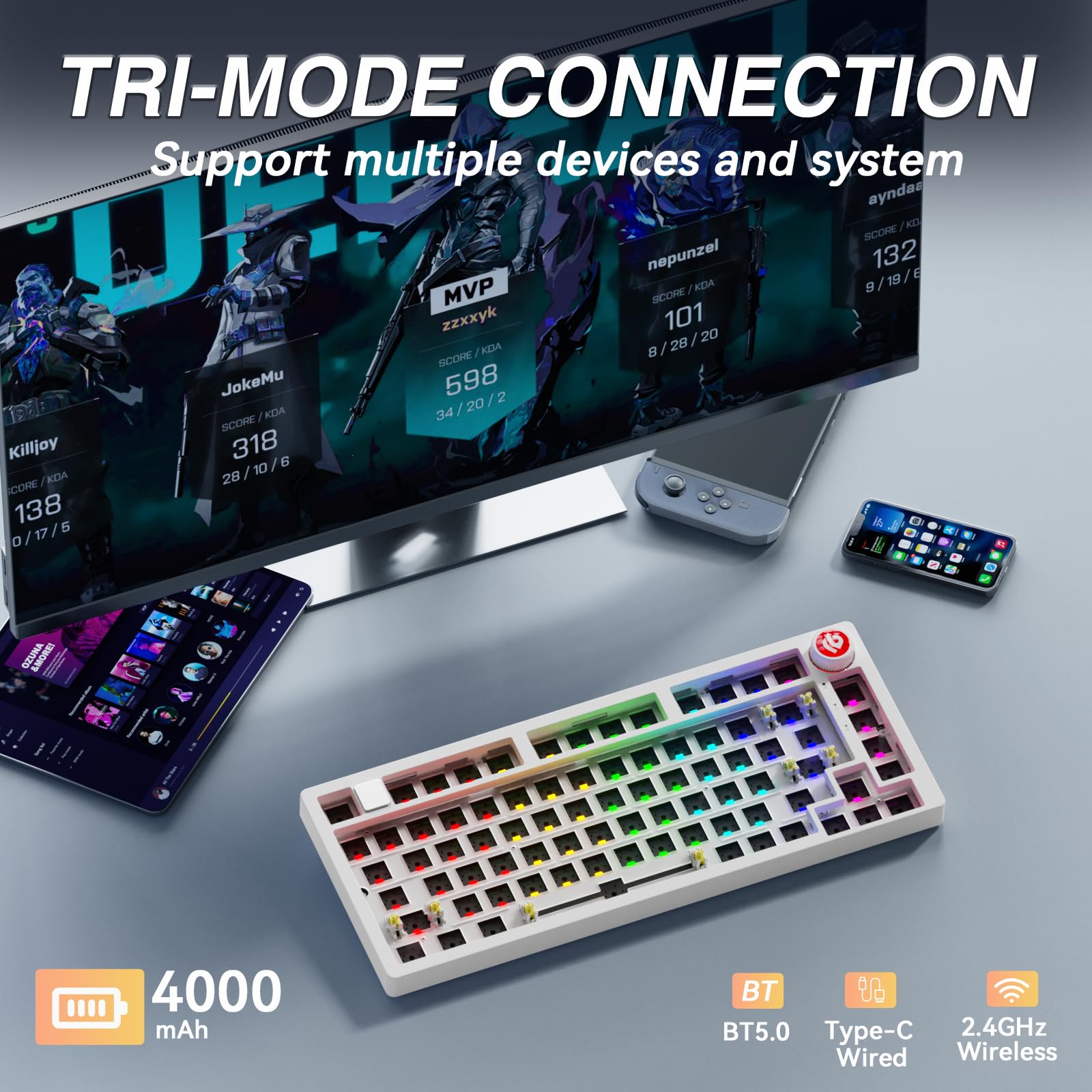 Amazon.in: Buy LEOBOG Hi75C Pro Wireless Mechanical Keyboard Kit