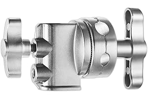 Selens Light Stand Clamp: Robust Multifunctional Grip Head for Enhanced Versatility