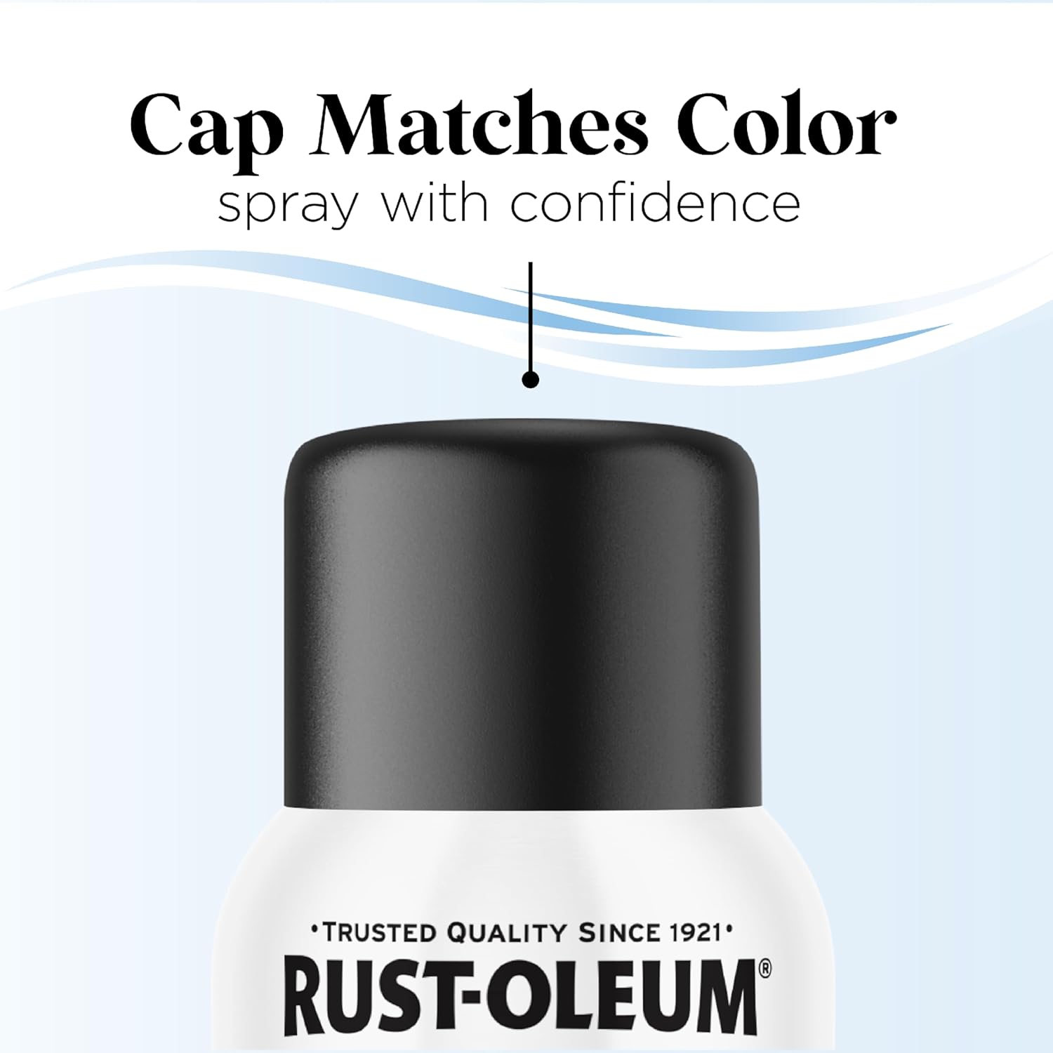 Rust-Oleum Low Odor Premium Spray Paint, 11 oz, Matte Blackout, 6 Pack