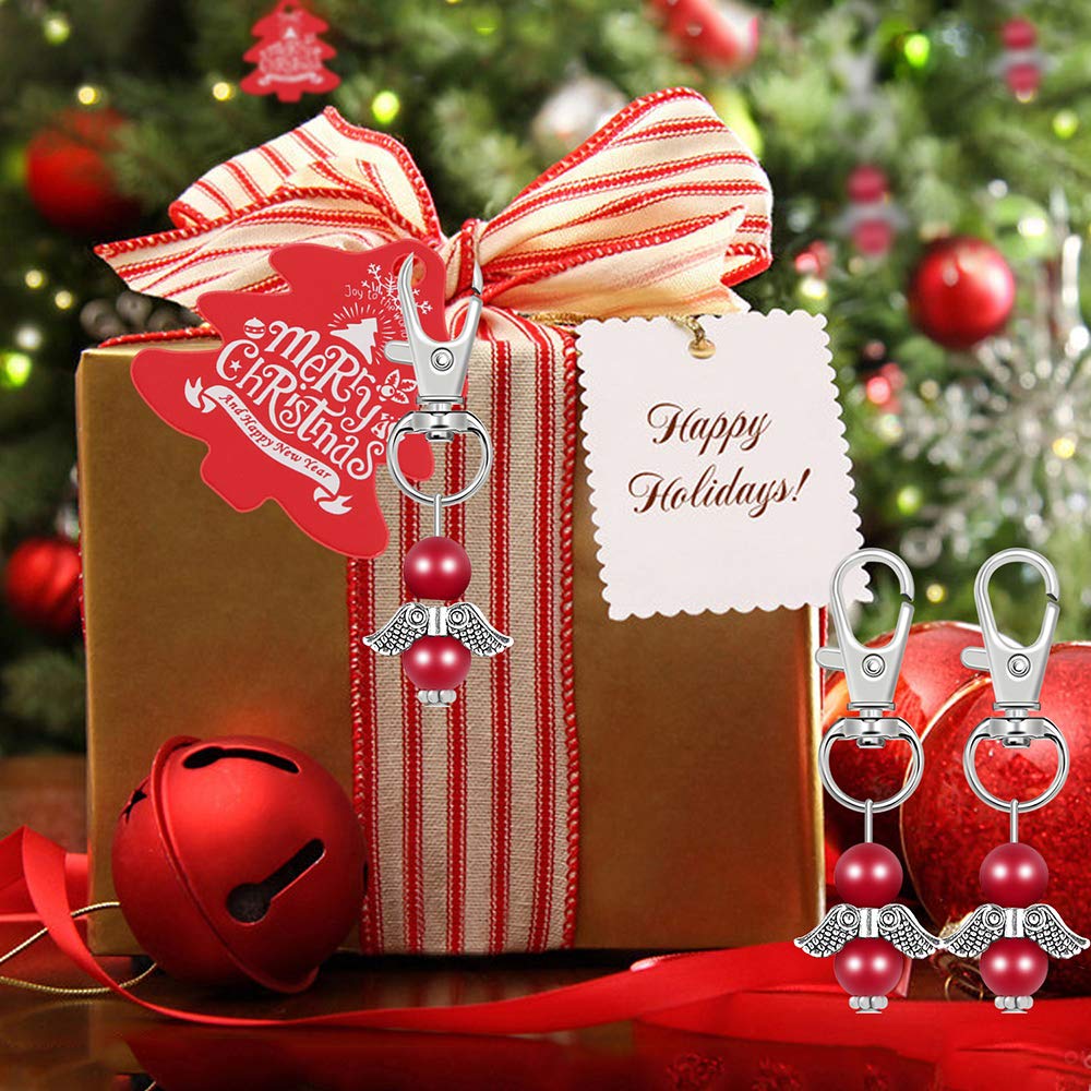 Suaywo Kit Porte Cle Ange Gardien De Noël 24 Pièces Décorations De Noël