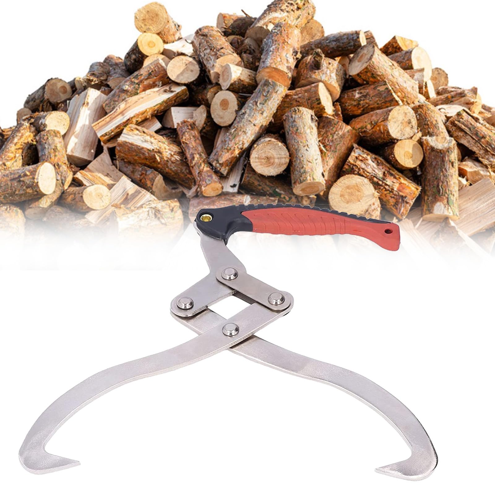 Pinza Per Legno, 12 Pollici Pinza Per Tronchi Gancio Per Sollevamento Tronchi Manuale Per Legno Pinze Forestali Per Tronchi D'Albero Pinze Per Imballare Legno Pinze Per Imballare Da Giardino
