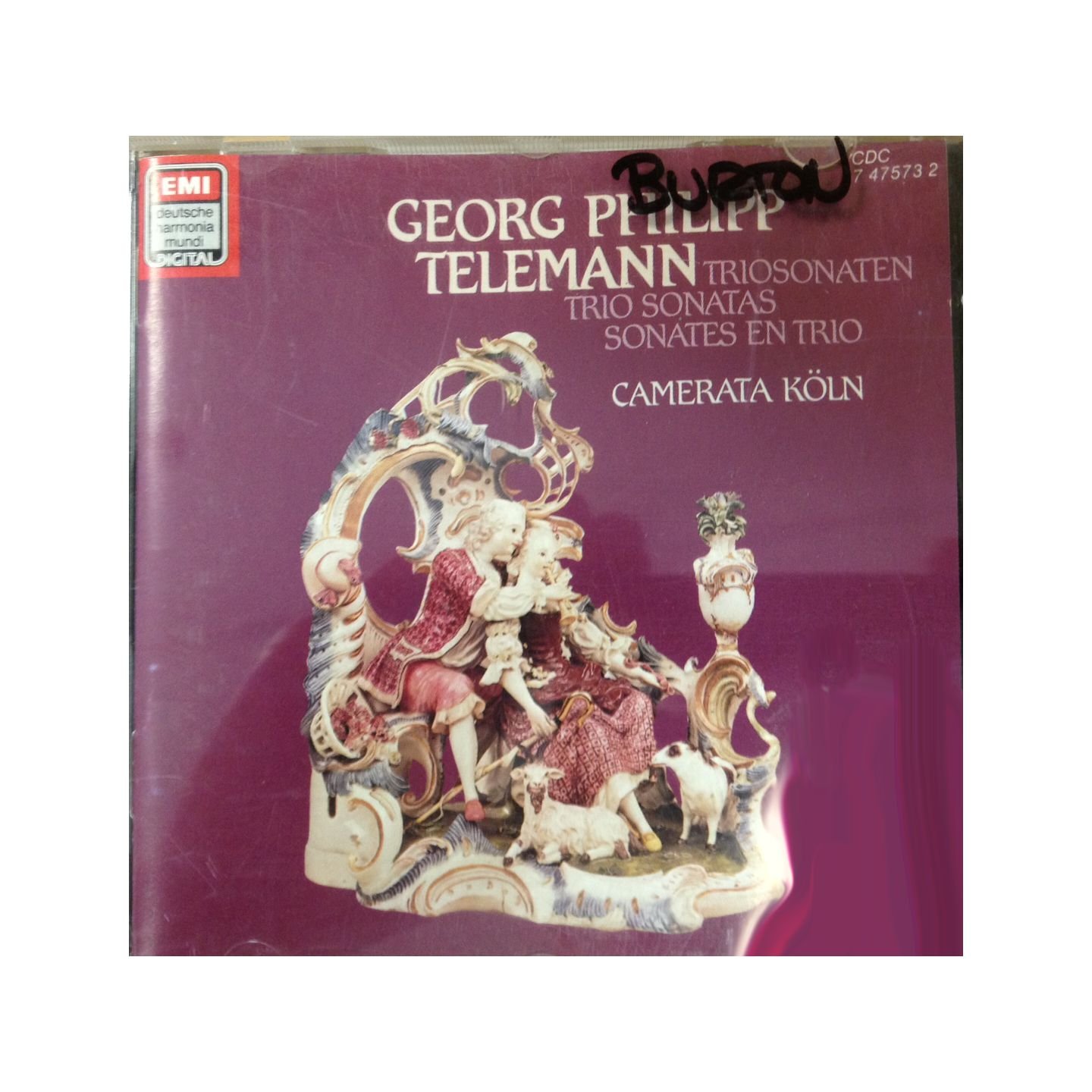 Georg Philipp Telemann Trio Sonatas [Audio CD]