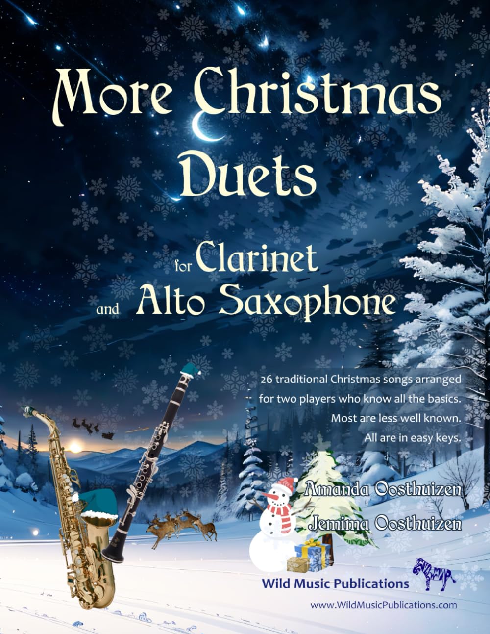 More Christmas Duets for Clarinet and Alto Saxophone: 26 Christmas songs arranged especially for two equal players of Grades 2-4 standard. Most are less well-known, all are in easy keys.