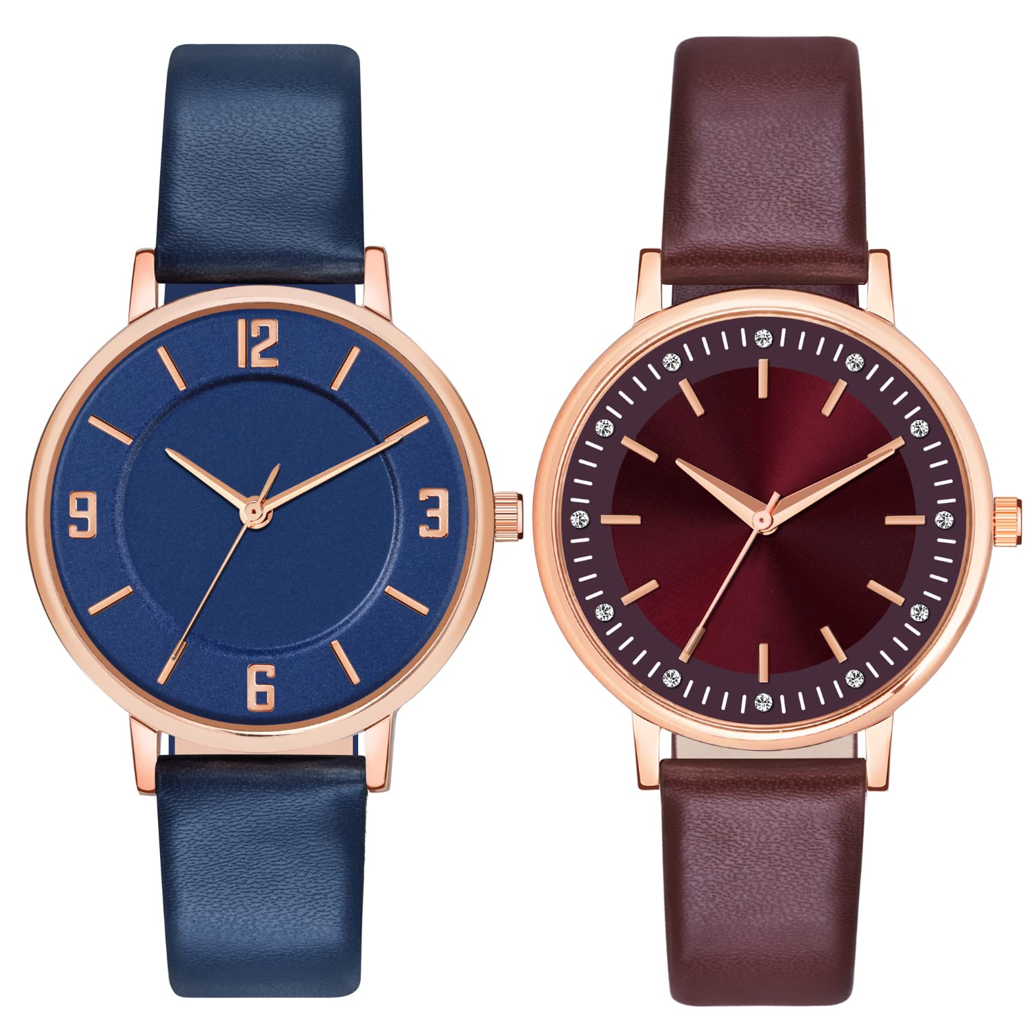 ON TIME OCTUS Analog Girls and Womens Watch- Pack of 2 (Multi Color Dial Multi-Colored Strap) (Blue+Maroon) (B0BY6K1HGG) Amazon Price History, Amazon Price Tracker