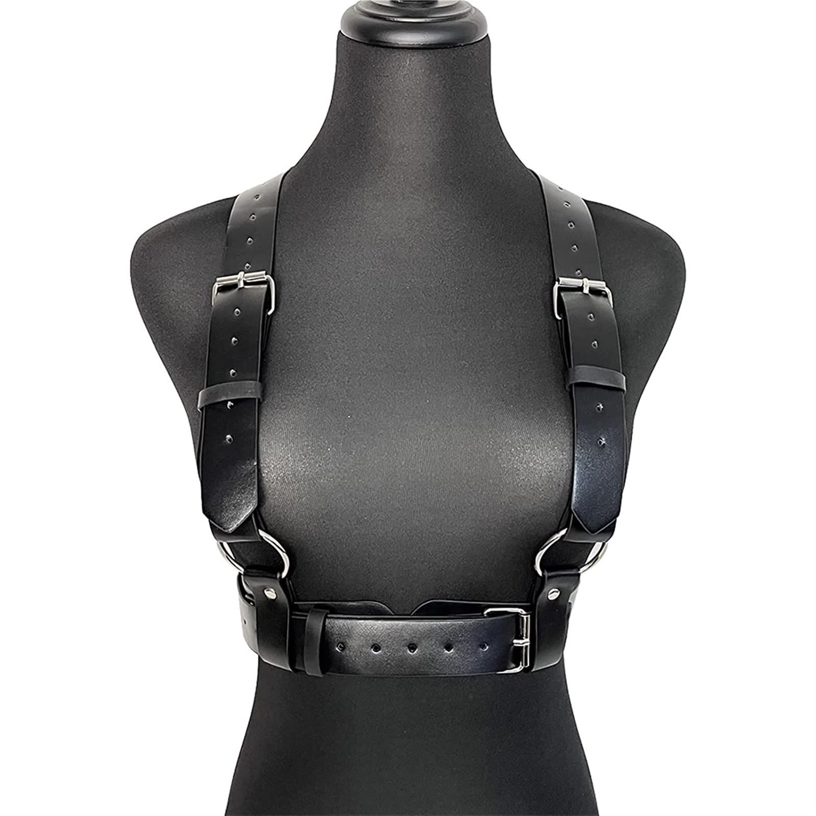 Punk Leder Körper Harness Bein Strumpfgürtel Taille Körper Ketten Party Prom Rave Gürtel Frauen Bondage for Nachtclub