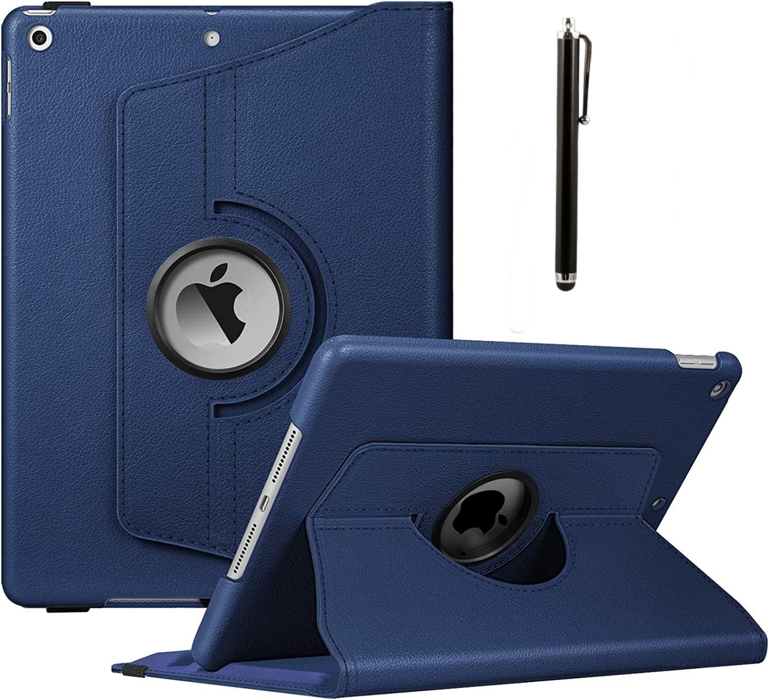 ProElite 360 Rotatable Smart Flip Case Cover for Apple iPad 9.7 inch 2018/2017 5th/6th Generation Air 1 Air 2 with Stylus Pen, Dark Blue (B0BZL7Z2JQ) Amazon Price History, Amazon Price Tracker