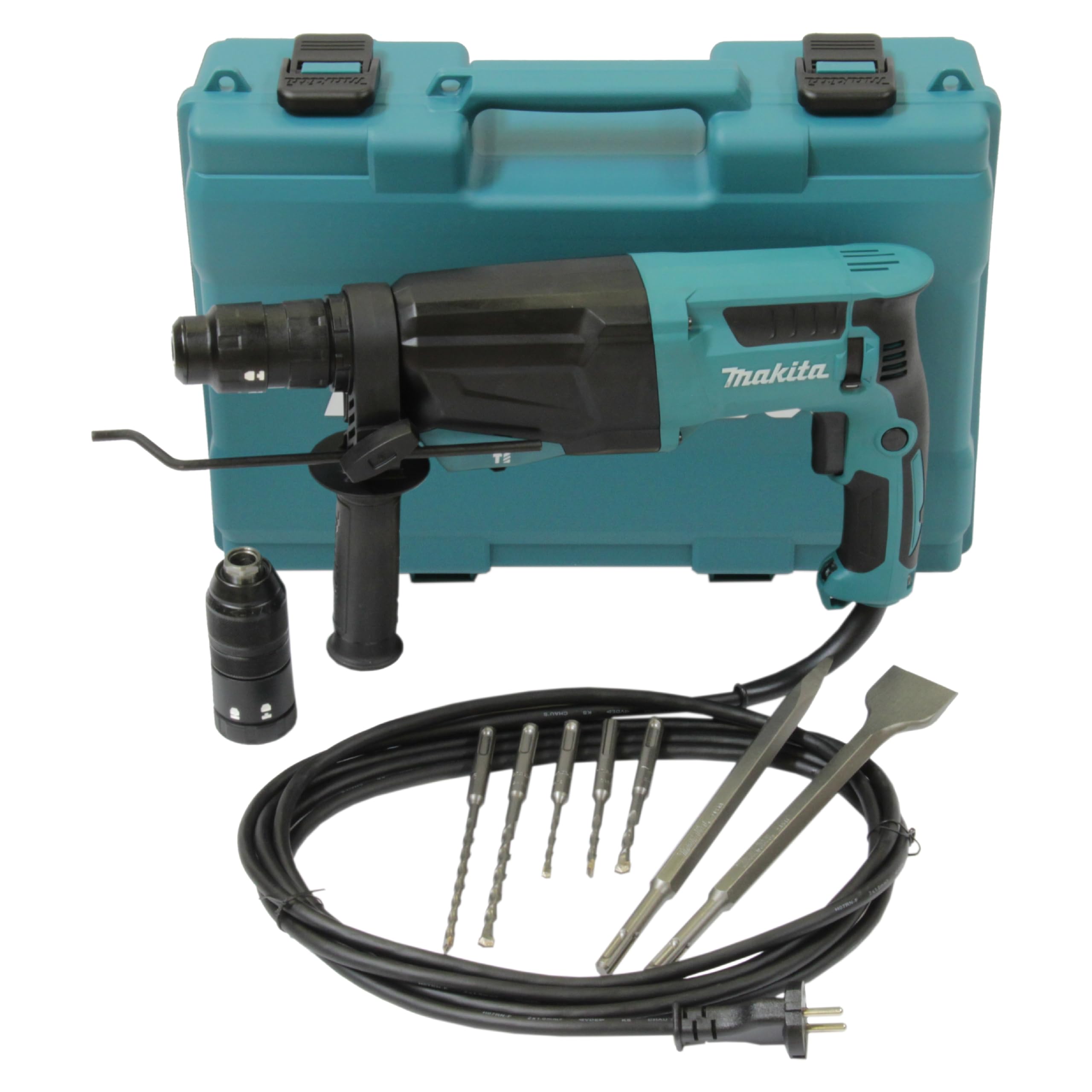 Marteau combiné SDS-Plus avec coffret pour le perçage et burinage du béton