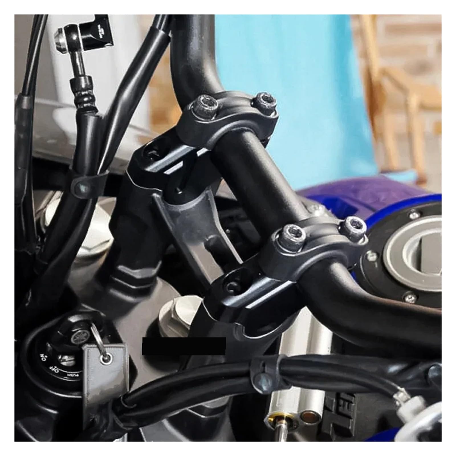 Adattatore Riser Manubrio Per TRACER 7/GT Per Tracer 7 7GT 2025 + Moto Manubrio Riser Trascinare Morsetto Estendere Adattatore Altezza Aumentare Codice