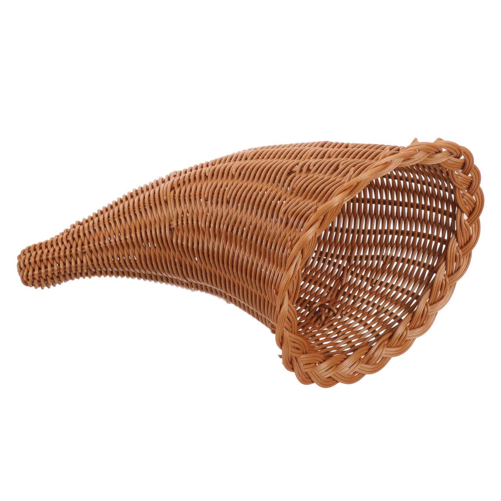 Panier tressé corne rotin naturel corbeille fruits pain COLLBATH de rangement