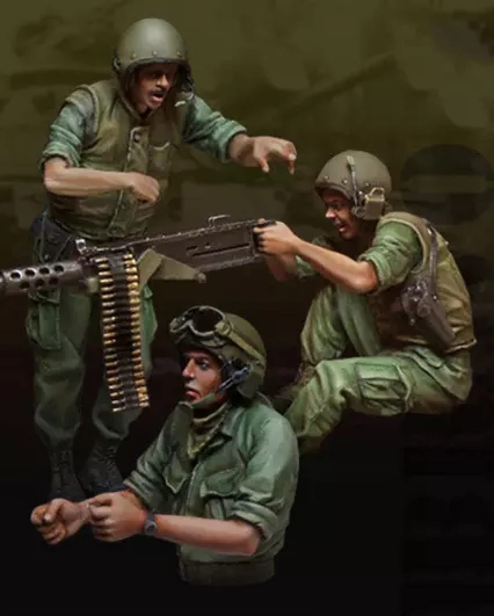 1:35 Vietnamkrieg US Army Figuren - 2 Resin-Soldaten Zum Bemalen