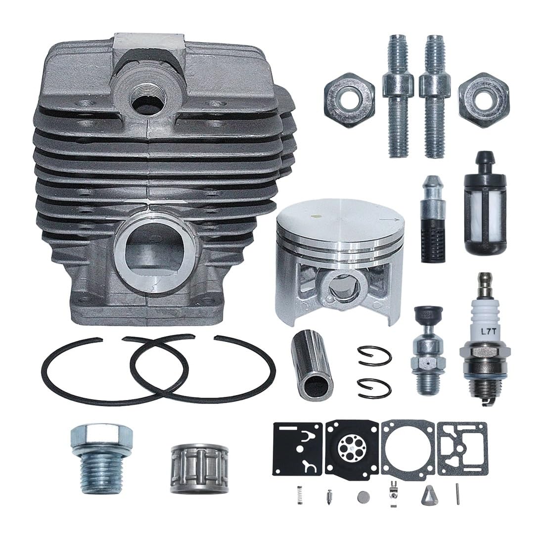 Kit cylindre piston 50mm et carburateur pour tronçonneuse MS440 044
