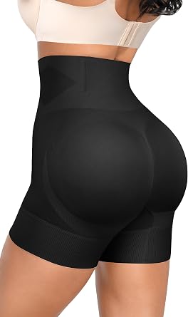 Lover-Beauty Tummy Control Shapewear Shorts for Women Butt Lifter Body Shaper Thigh Slimmer Seamless Girdle Shorts