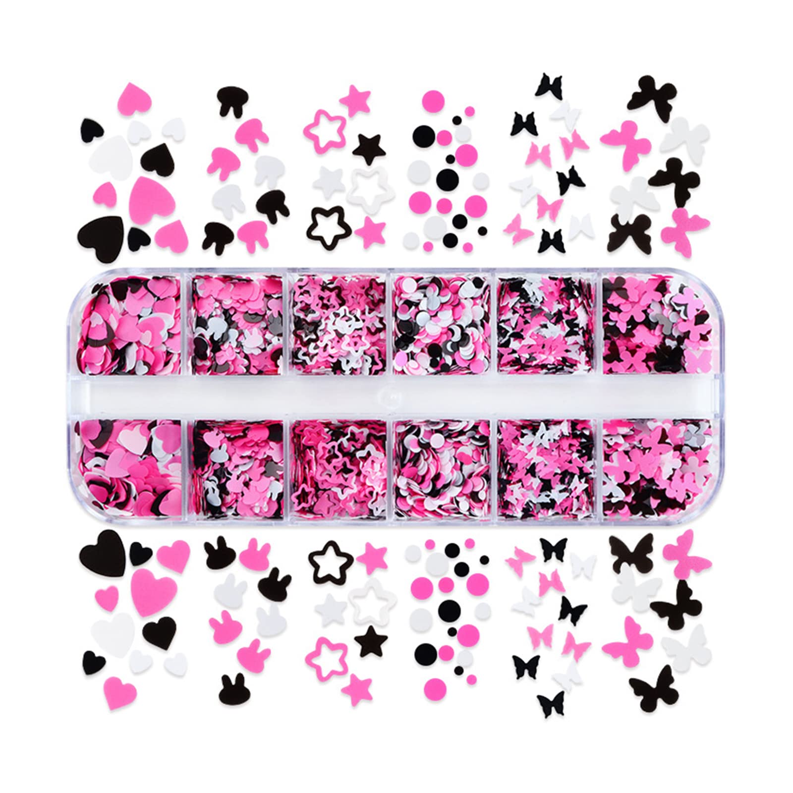 Resin Filling Accessories,Sequins for Epoxy Resin Mould Sequins Glitter for Nail Art and Jewelry Making