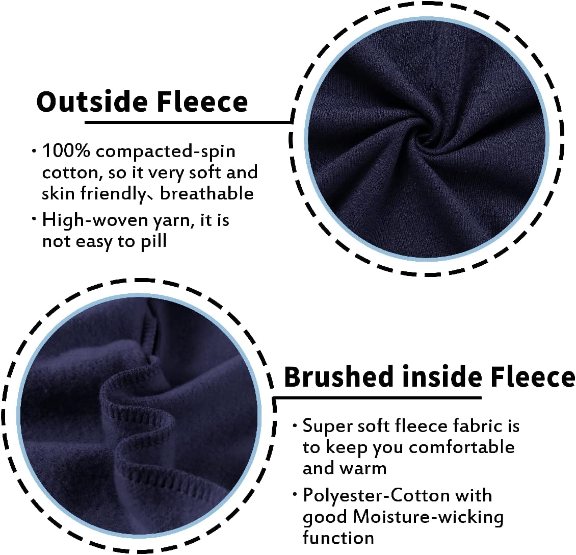 Kid Nation Kids Unisex Soft Brushed Fleece Casual Pull On Jogger Sweatpants with Pockets for Boys or Girls - Image 3