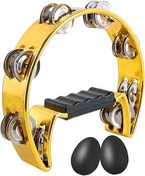 Amazon.com: EASTROCK Tambourine Music Percussion Instrument Single