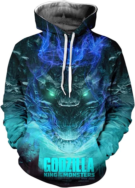 Amazon Co Jp ゴジラ パーカー トレーナー Godzilla ゴジラ ゴジラvsコング 子供服 Godzilla Vs Kongs 3dプリント ゴジラ スウェットシャツ 春秋冬服 男女兼用 ファッション