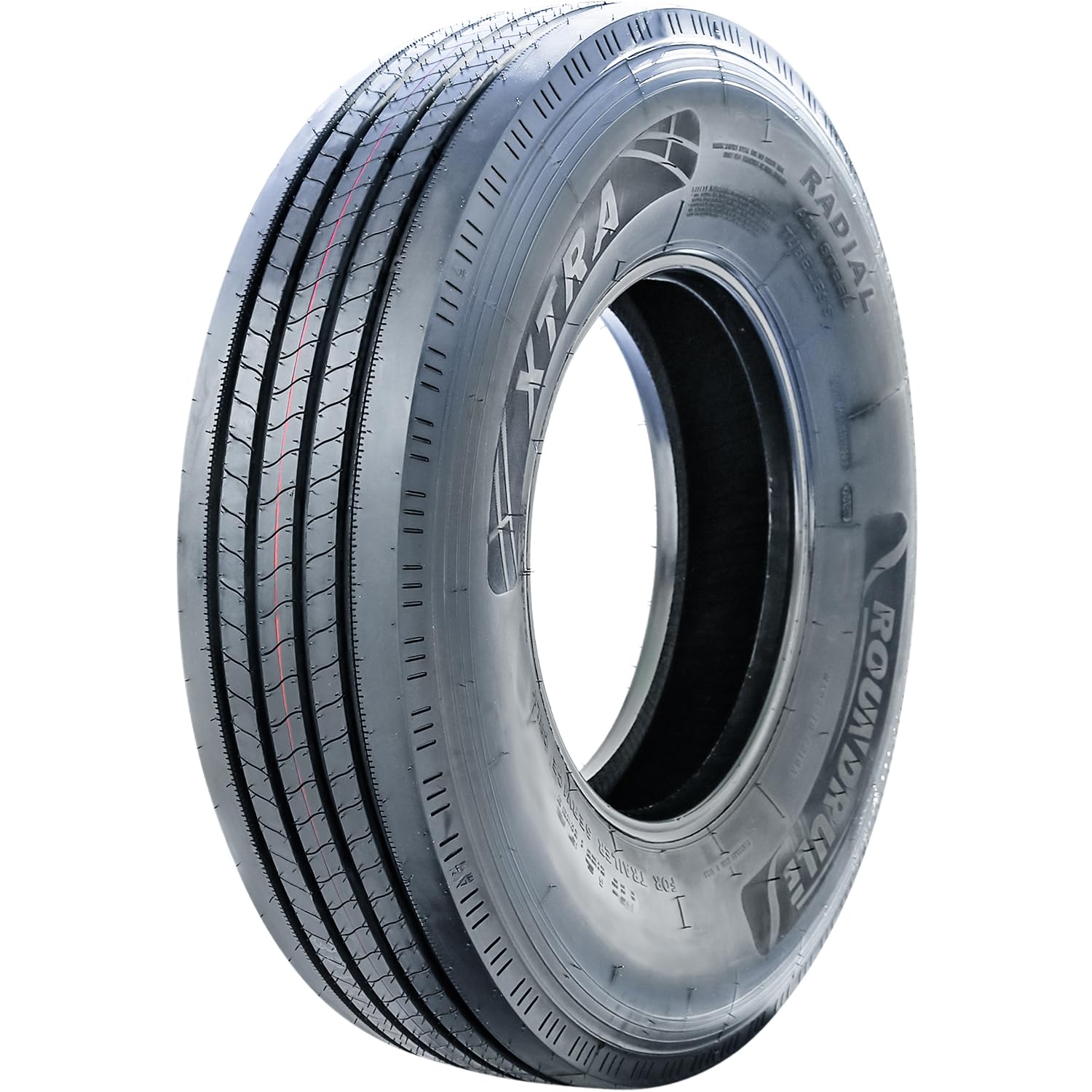 Xtra All Steel Heavy Duty Premium Trailer Radial Tire-ST235/80R16 235/80/16 235/80-16 129/125M Load Range G LRG 14-Ply BSW Black Side Wall
