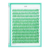 Vista 30 de Bodermincer - Bandeja grande de 240 pestañas de rizo D de 0.3 a 0.8 pulgadas (8 a 20 mm) para elegir, pestañas postizas individual para maquillaje