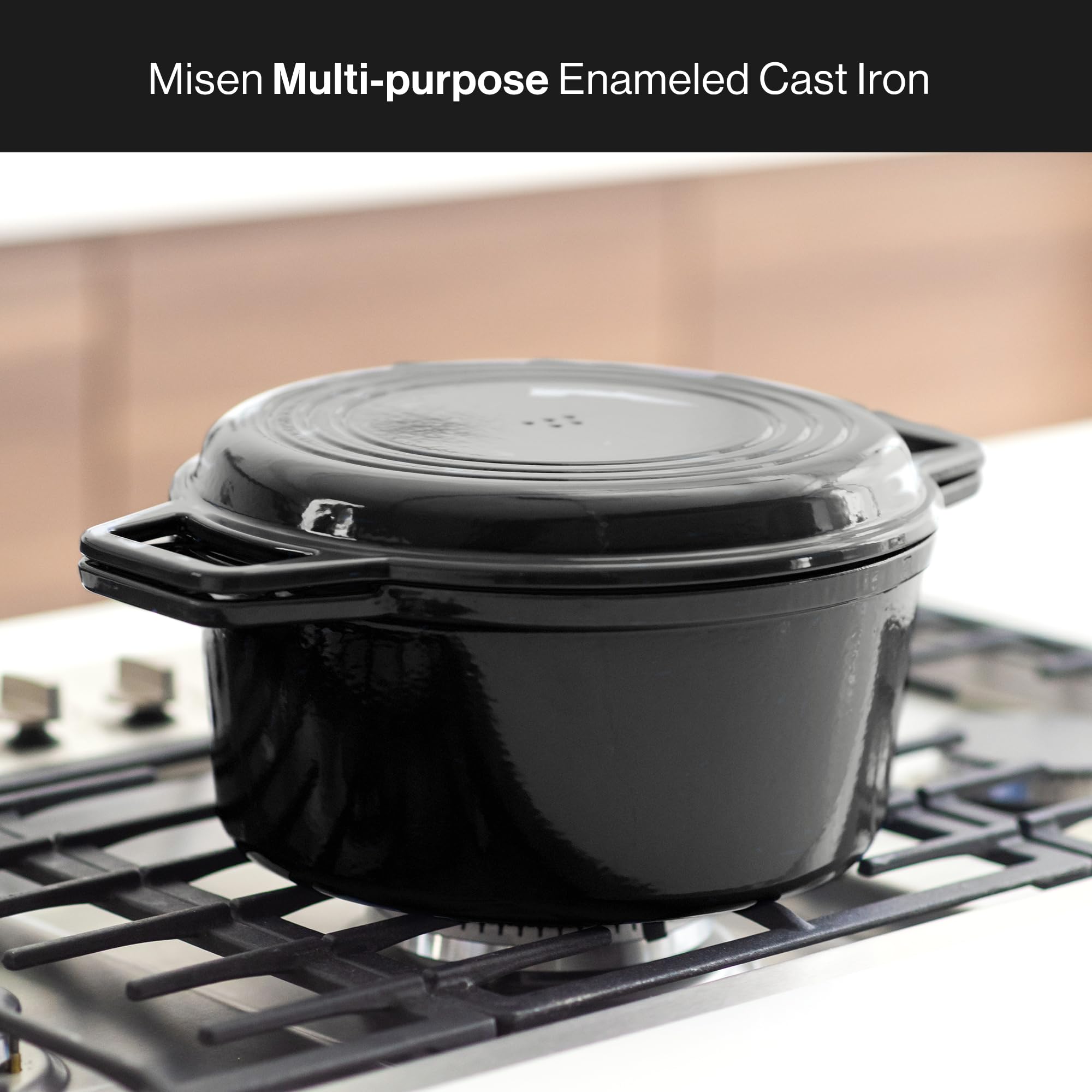 MISEN エナメル鋳物ホーロー鍋　7クォート Amazon.com: Misen 7 QT Enameled Cast Iron Dutch Oven - Chip