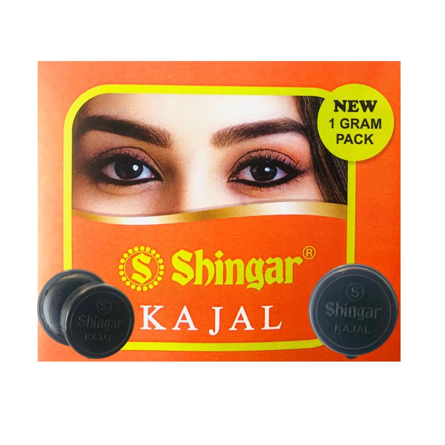 Shingar Kajal | Deep Black Finish | 1g Each | Smudge-Resistant & Easy Apply | Pack of 6-picture-20