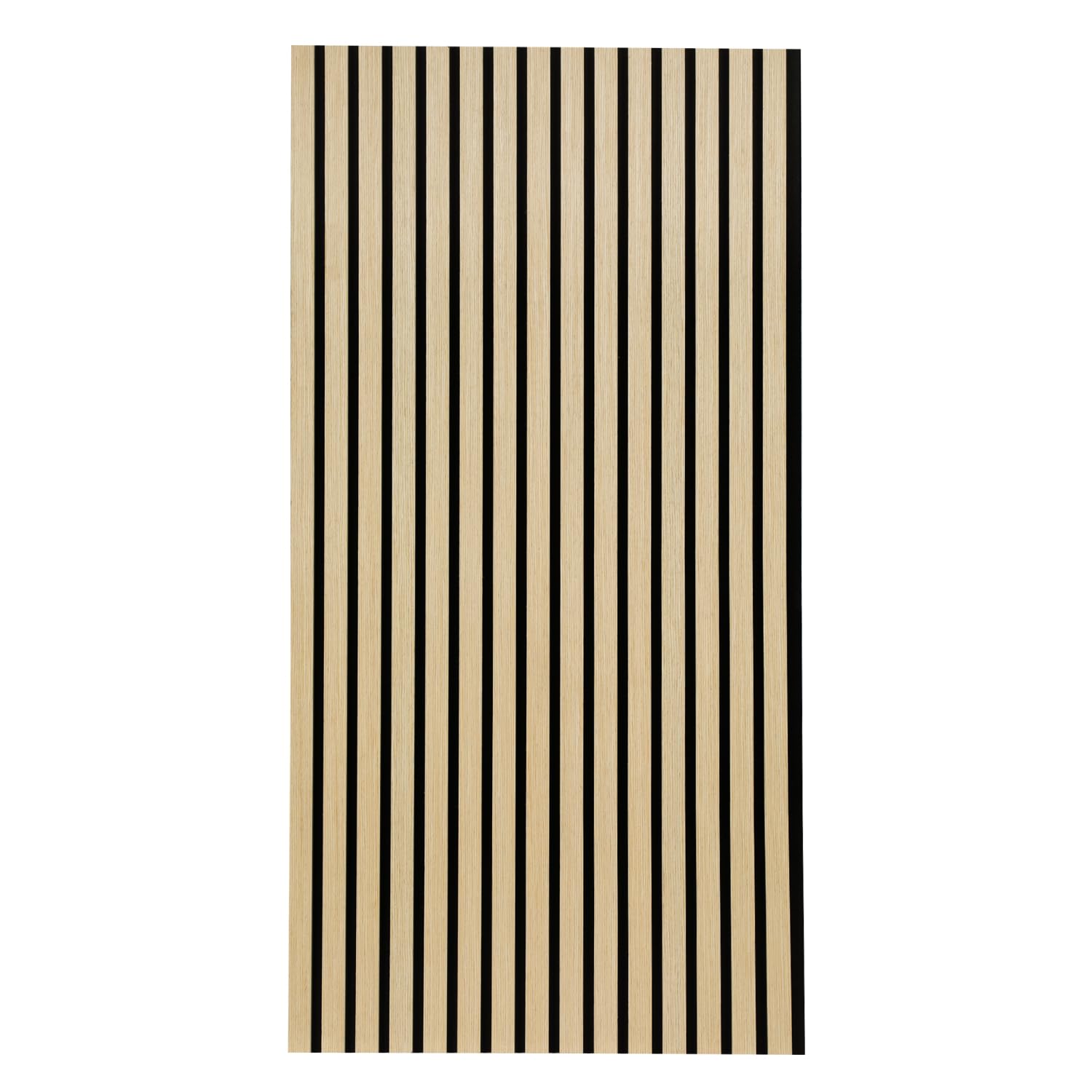 Panele akustyczne 3D drewniane 120 x 60 x 2,1 cm, naturalne drewno, 1 sztuka | Filc akustyczny MDF i PET, do dekoracji ścian salonu, biura, przeciw echu i pogłosowi, akustyce pomieszczeń