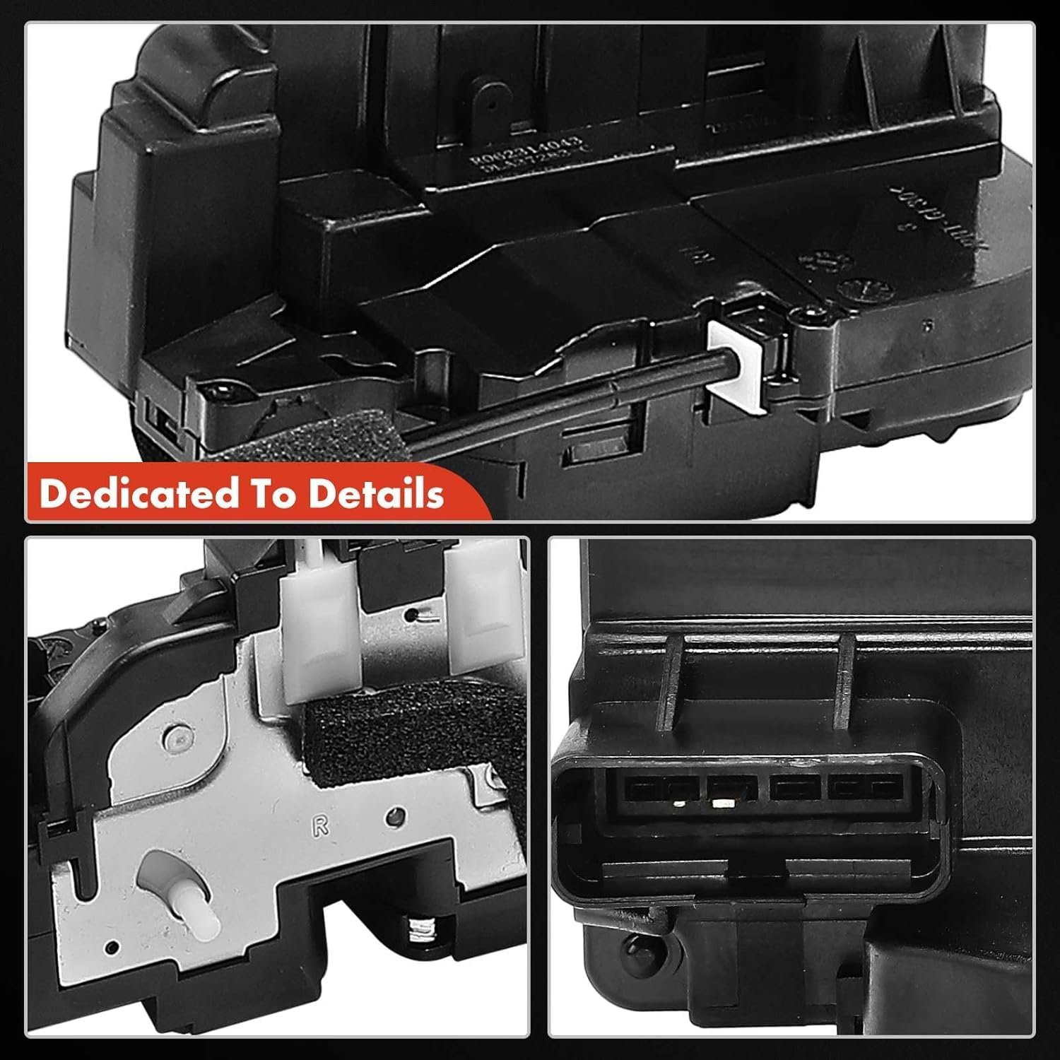 A-Premium Rear Right Passenger Side Door Lock Actuator Compatible with Nissan Versa/Tiida 2007-2013