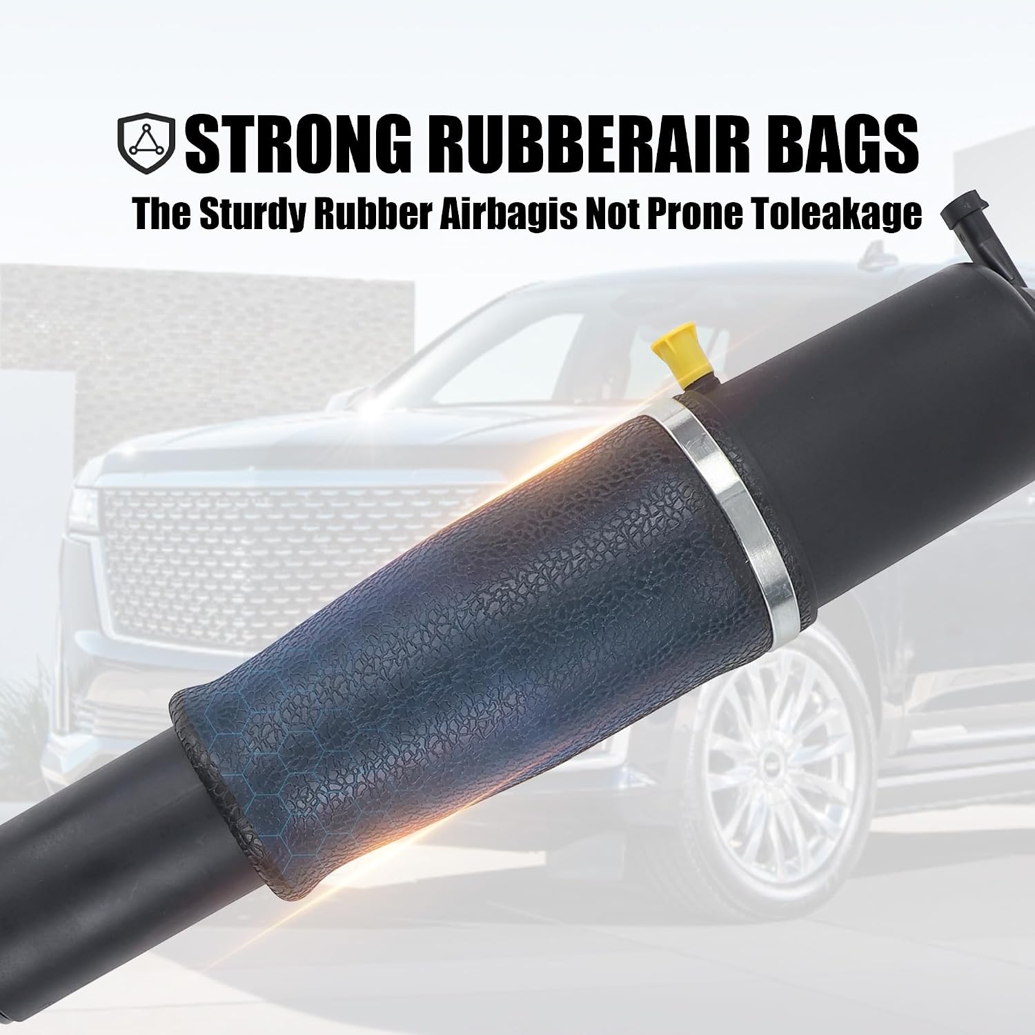 Richeer 23487280 580-1091 2 PCS Rear Air Shock Absorber Compatible with 2000-2014 Escalade ESV EXT Suburban Tahoe Avalanche Yukon XL 1500 19302786 25871432