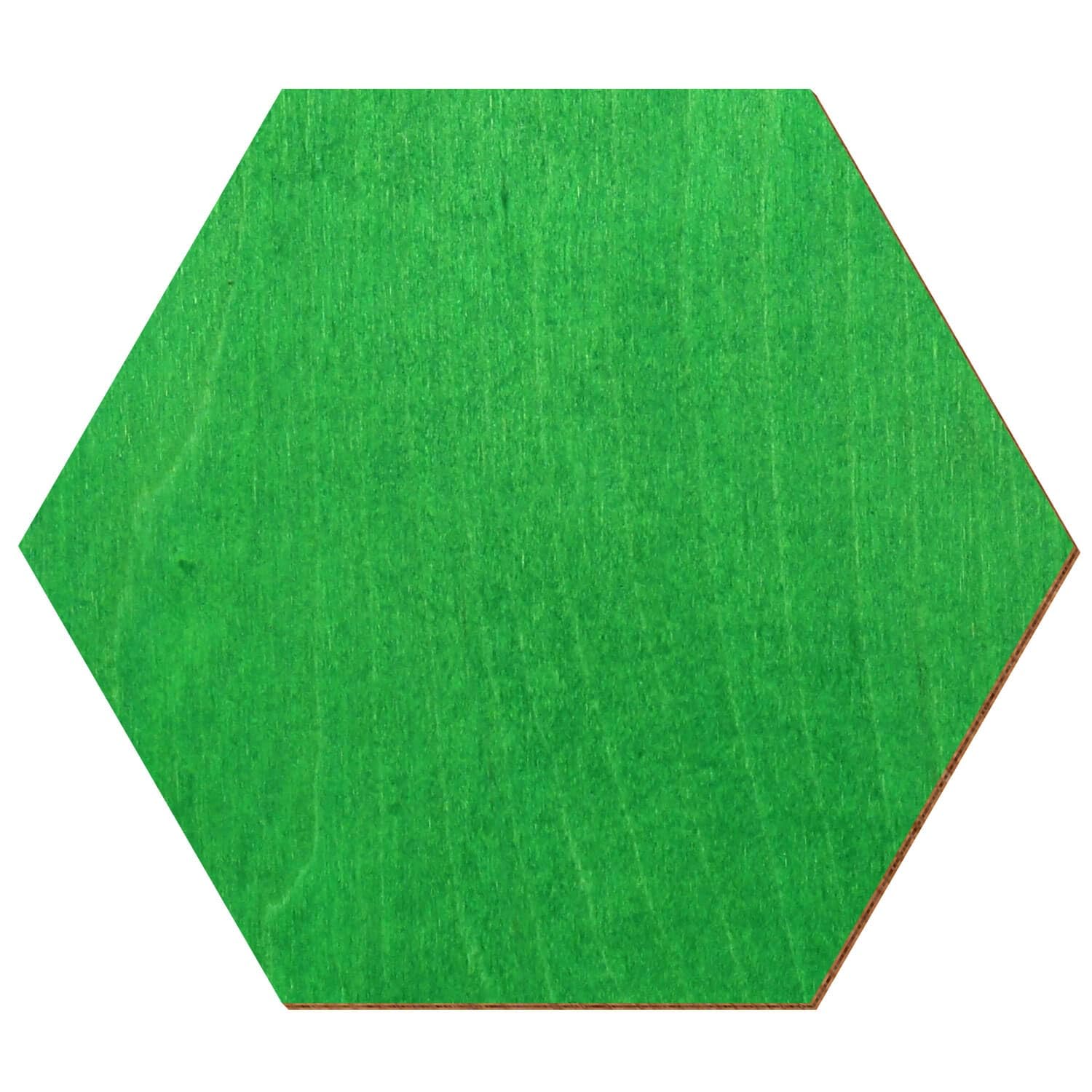 Legno esagonale, laccato su entrambi i lati, 3-50 cm, in compensato di betulla da 3 mm, disponibile singolarmente o in set, dimensioni: 18 cm, confezione da 25 pezzi