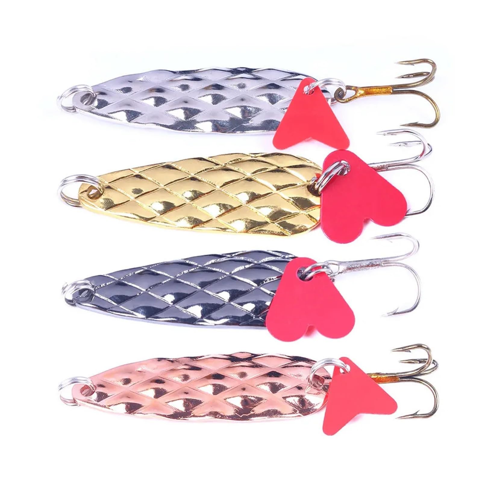 Appât à Paillettes métalliques cuillère Spinner 10g matériel de pêche Dur Luya leurre Wobbler pêche gabarits appât Artificiel Truite brochet leurre Nouveau