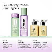 Vista 8 de Clinique 3-Step Clarifying Lotion Face Exfoliator 2 Toner With Witch Hazel For Dry Combination Skin Types