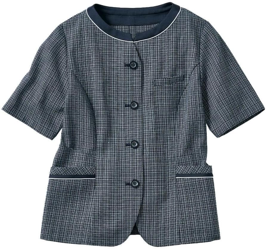 [サーヴォ] オフィス 事務服 制服 受付 GROW (グロウ) オーバーブラウス GOBL-2406 エアリーツイード
