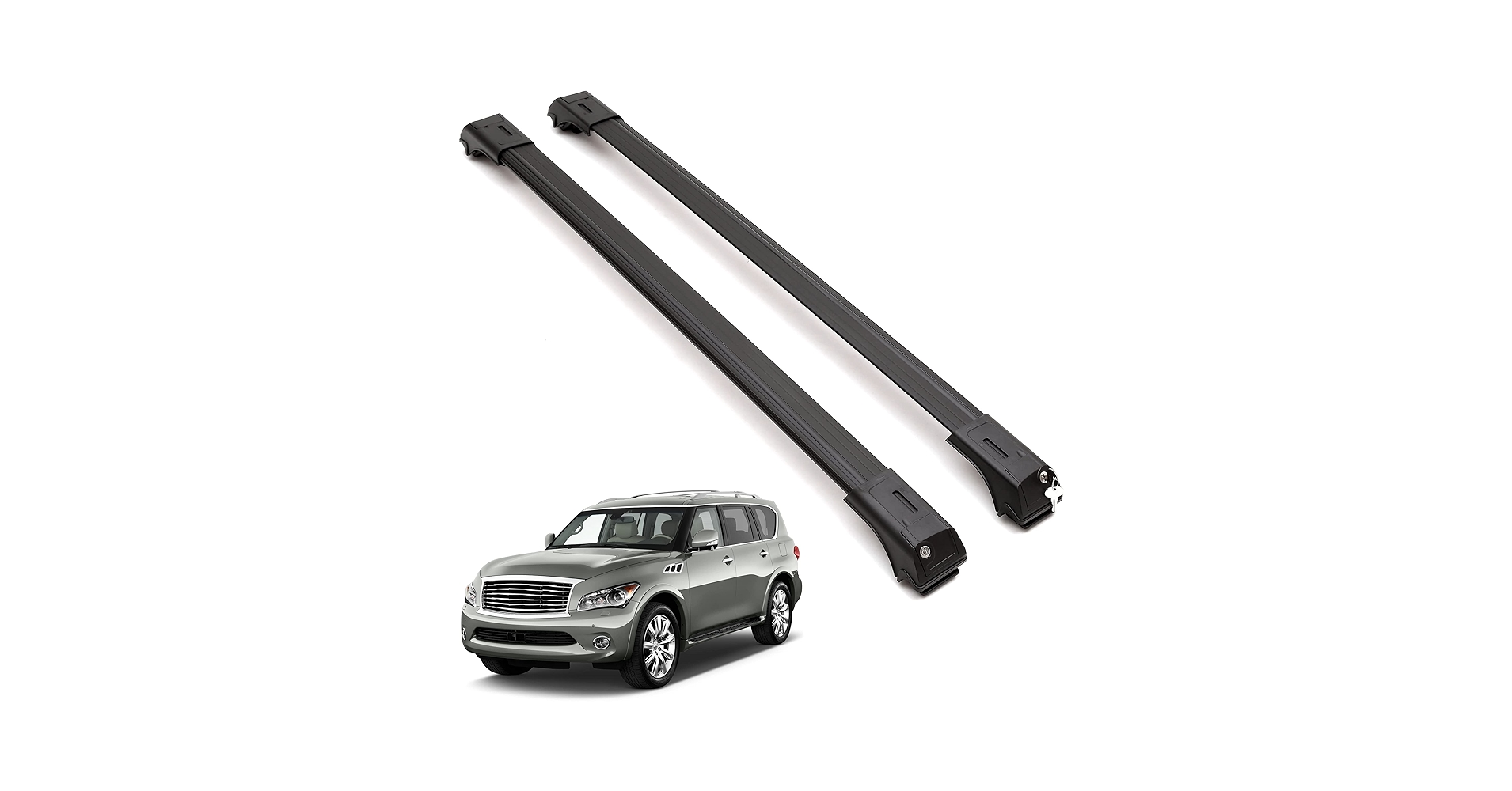 ὕ΅2安心ローリスク設計ᾳRῚ ROKIOTOEX Roof Rack Crossbars, Aluminum Cargo Carrier, Fit