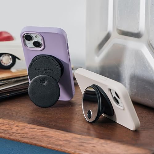 Miniatura 6 de RHINOSHIELD Grip O Compatible con MagSafe  Agarre para teléfono con soporte expandible para funda de teléfono MagSafe, compatible con modo vertical