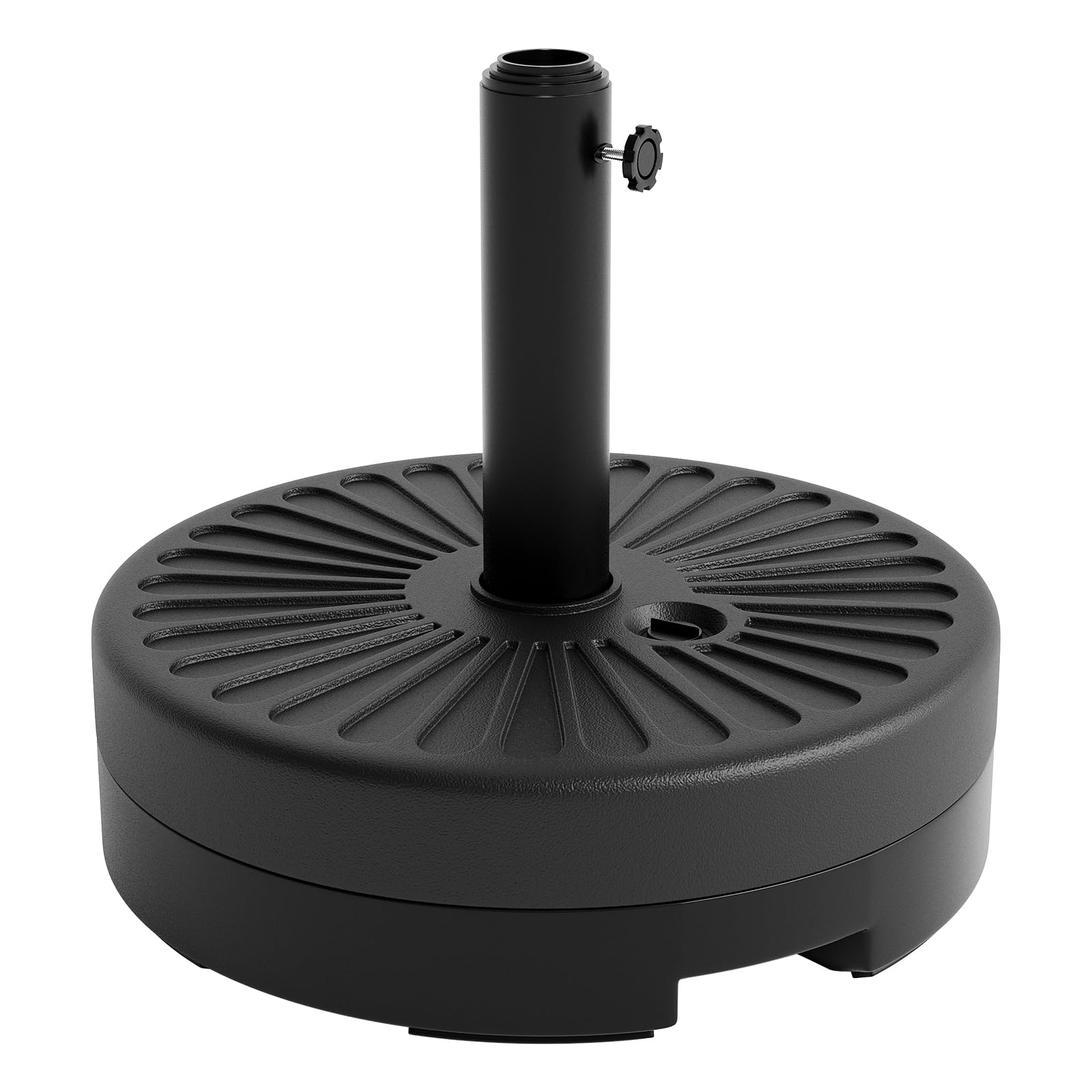 GarveeLife Patio Umbrella Base, 80lb Capacity Heavy Duty Design with Adjustable Pole Adapter Fits 1.5