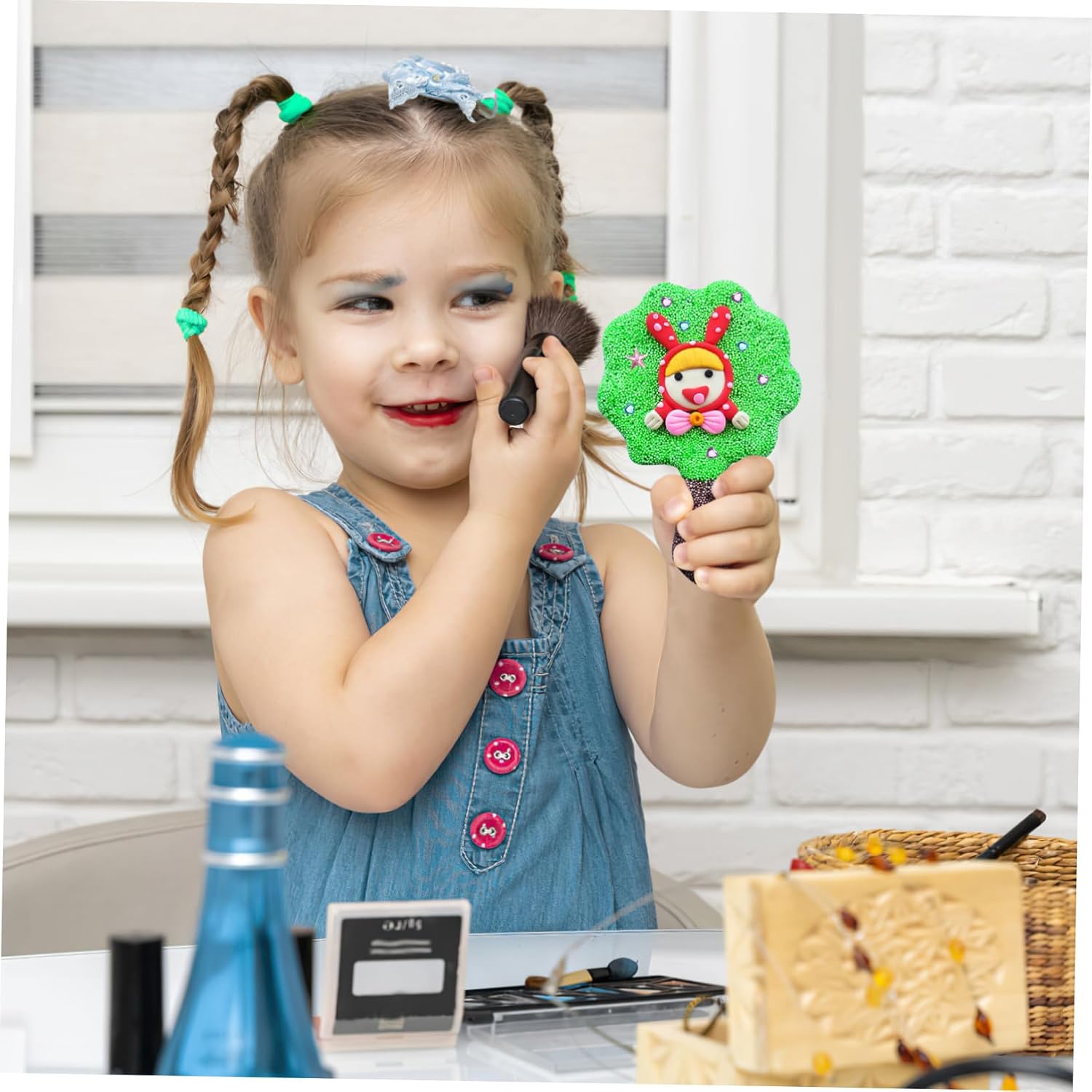 VILLCASE DIY Painting Mirrors Kit Boys and Supplies Small Wooden Mirrors for Boys and Girls Activities Hand