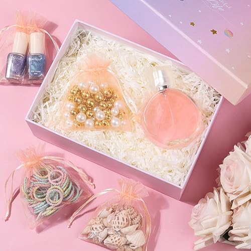 Miniatura 3 de Bolsas de organza transparente, 50 bolsas de regalo pequeñas de 3 x 4 pulgadas para fiestas, festivales, bodas, bolsas de regalo con cordón, bolsas