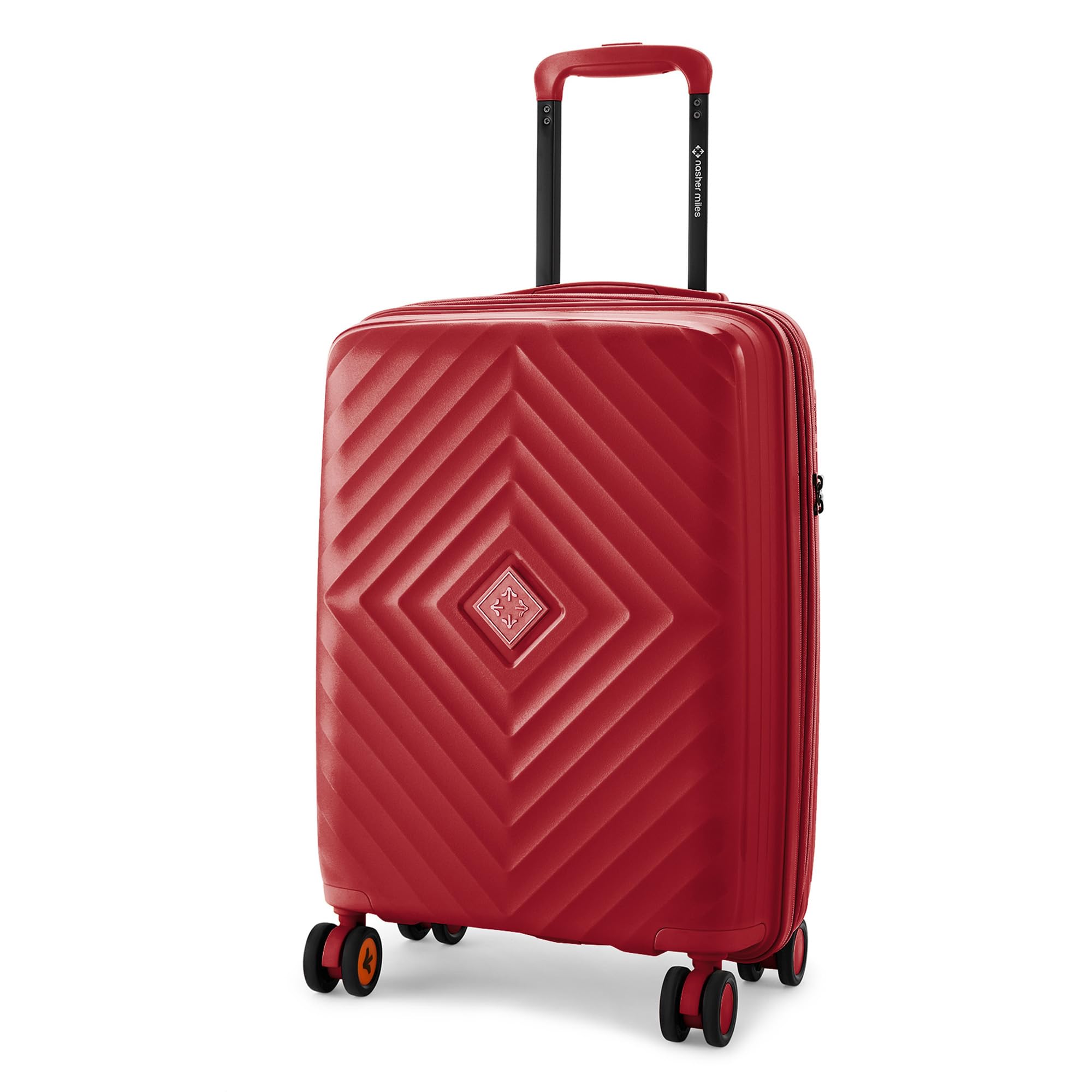 Antwerp Expander Hardshell Sided Polypropylene Luggage Cabin Maroon 20 Inch|55Cm 8 Wheel Inline Trolley Bag, Small