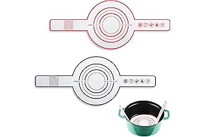 2 Pieces Silicone Baking Mat for Dutch Oven Bread Baking