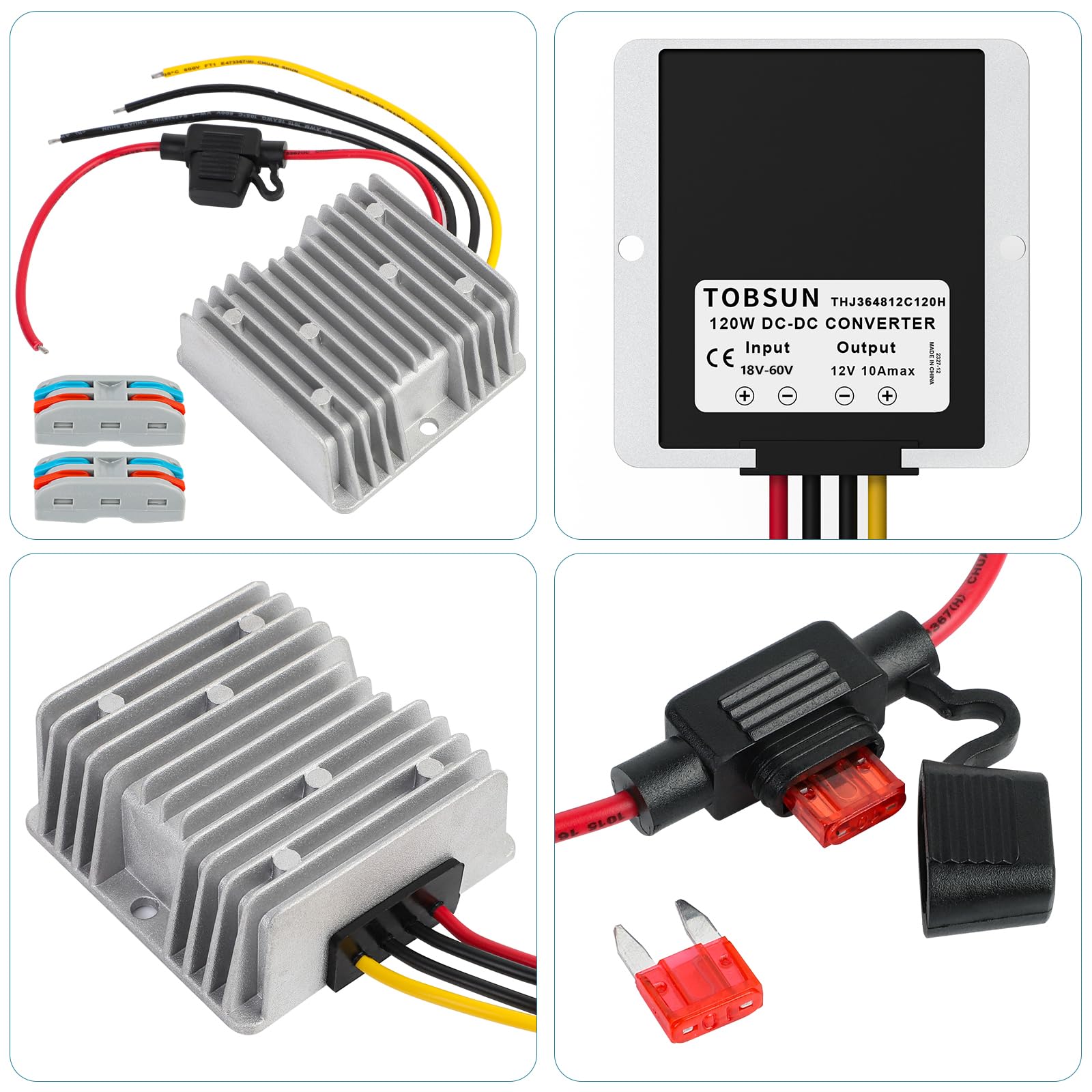 Universele gereguleerde schakelende voeding DC 12V 24V 36V 48V 400W