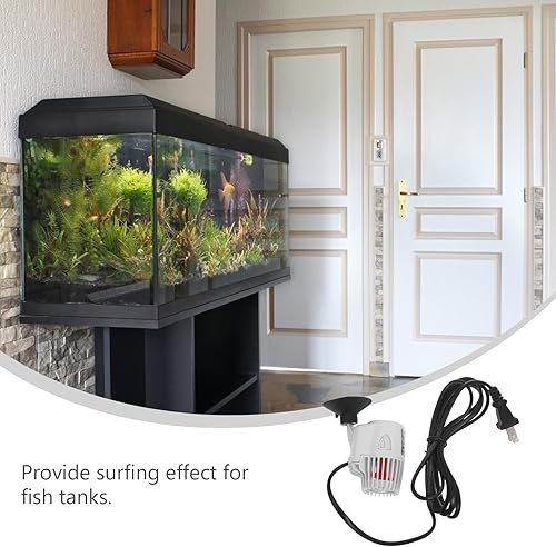 Miniatura 5 de Happyyami Wave Pump for Aquariums Electric Circulation Fish Tank Accessory US Plug Quiet Energy Efficient Aquarium Wave Maker Suitable for