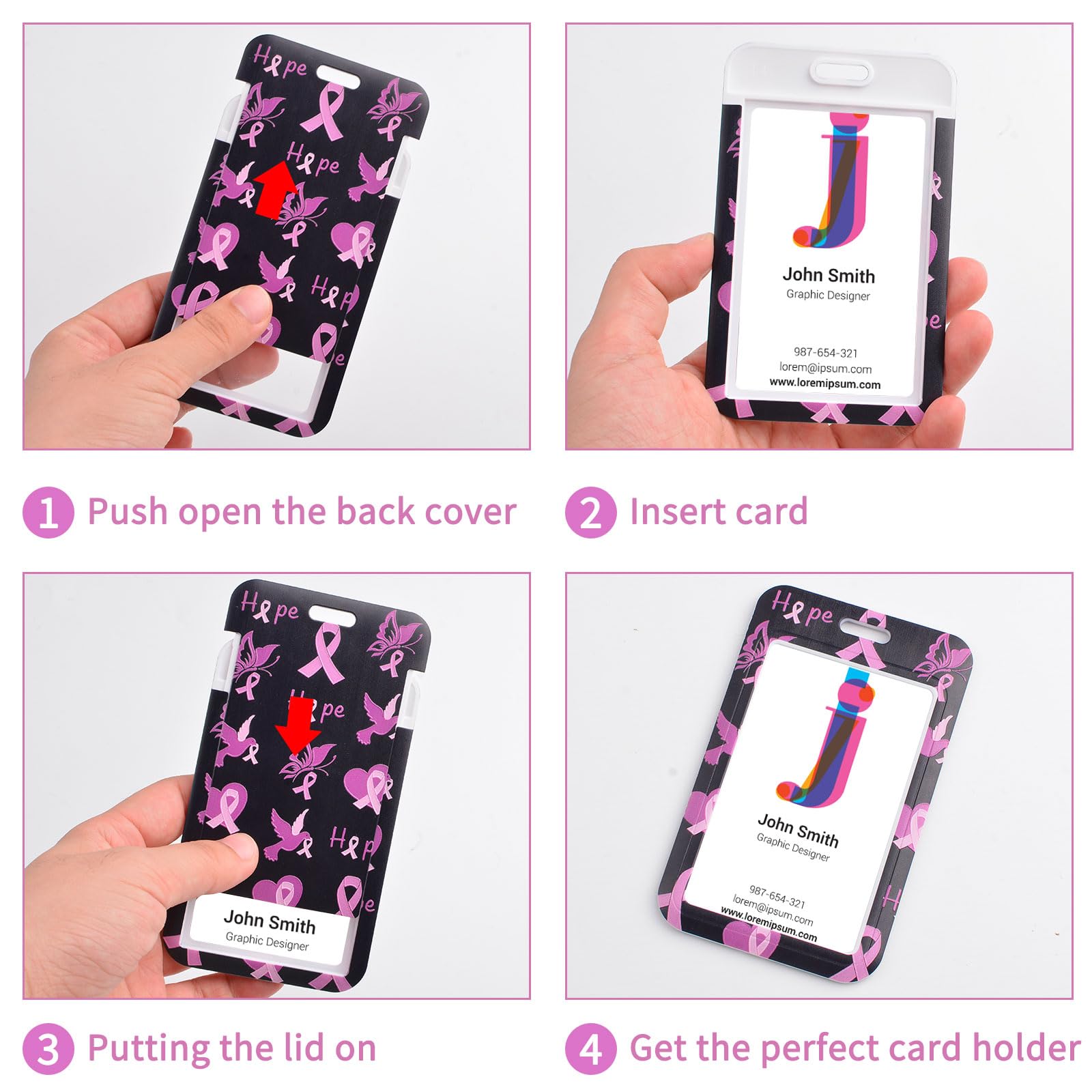 Colgante Tarjeta Identificativa Portatarjetas De Identificación Con Cordón Para El Cuello - Para Oficina, Eventos O Trabajo (unisex, Multicolor) Etiqueta Nombre Oficina