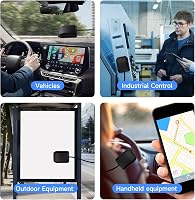 iwui Fakra C GPS Antenna autóhoz mágneses alappal, vízálló navigációs antenna teherautóhoz és hajóhoz 6