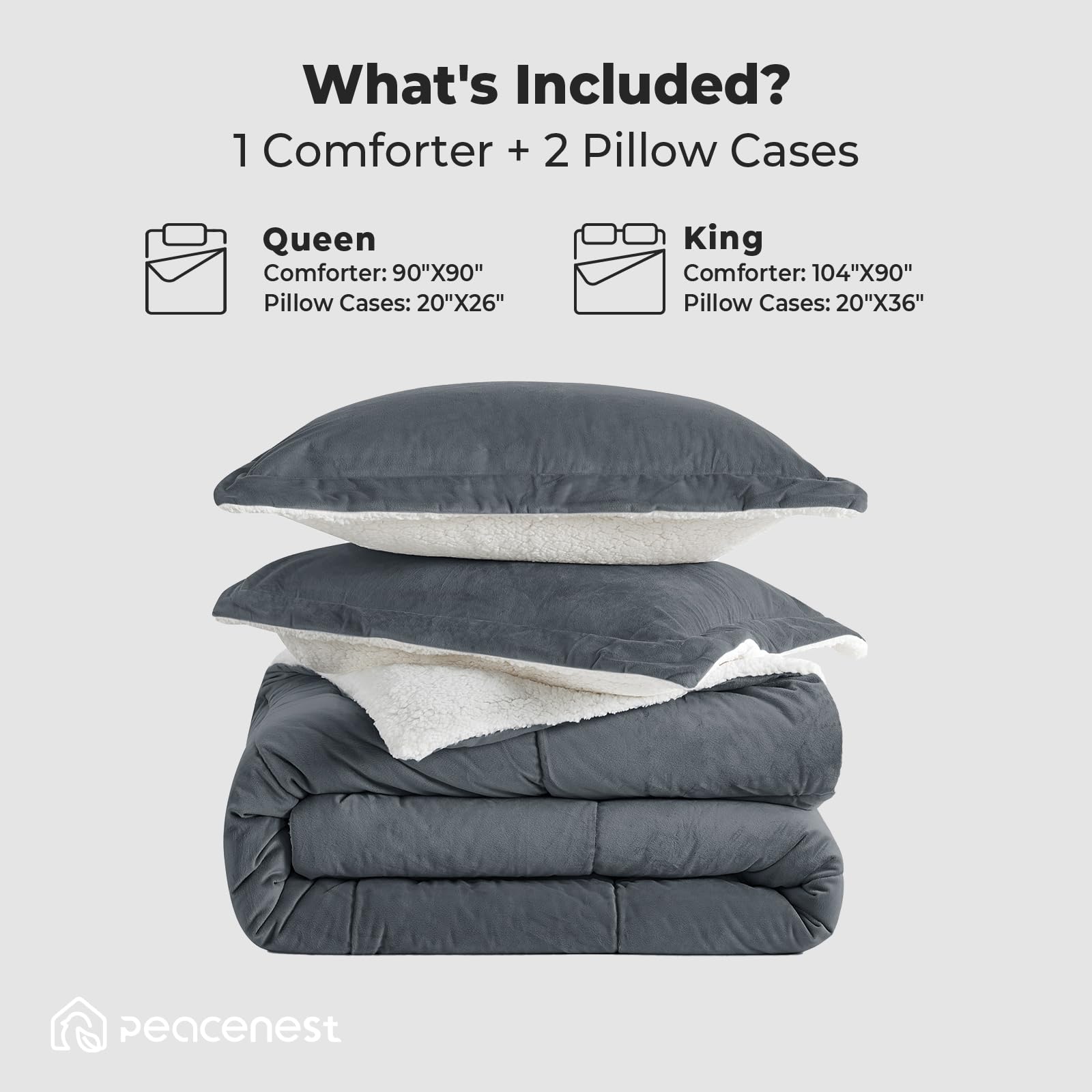 Eenpersoons-dubbel dekbed, Sherpa-fleece dekbed, dik lamsfluwelen