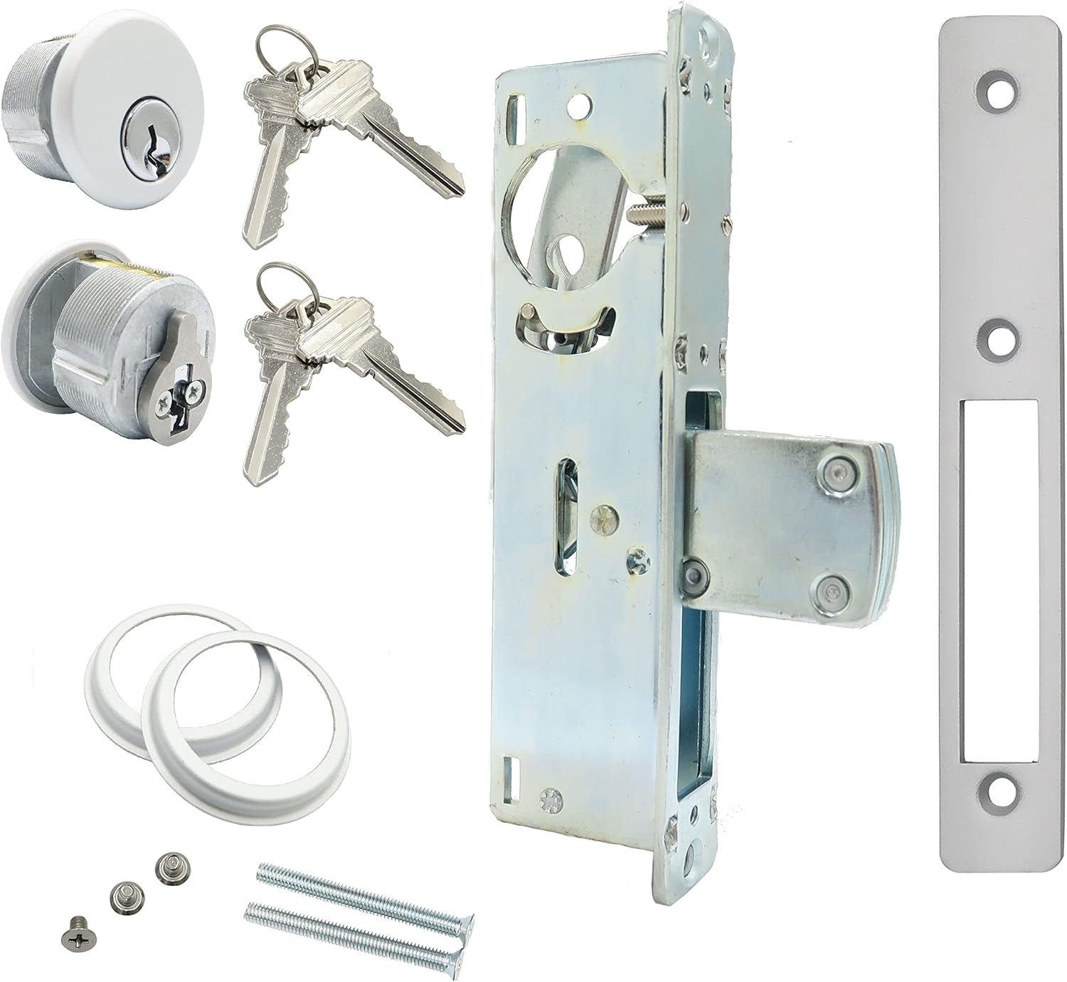 elox Swinging Narrow Stile Aluminum Door Mortise Deadbolt Lock