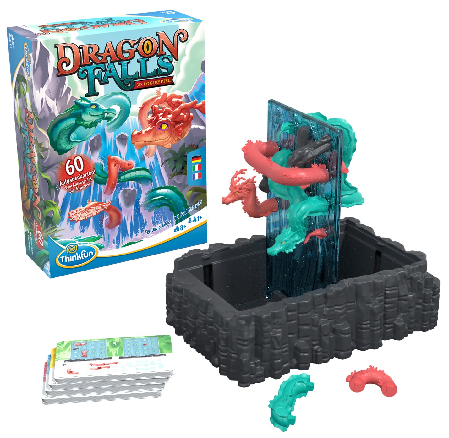 ThinkFun Dragon Falls Logic Brain Challenge Games and STEM Toys for Kids Age 8 Years Up