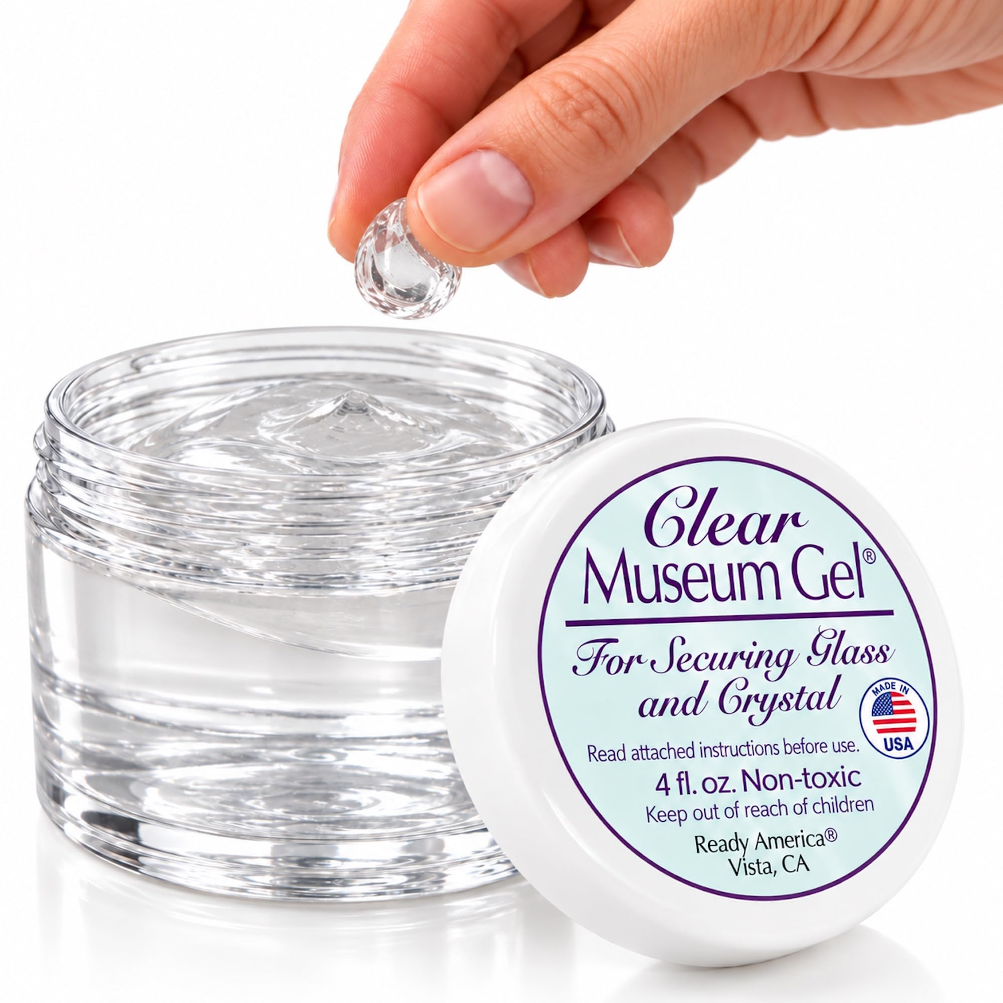 Ready America Museum Gel - Clear Adhesive -1 Ready America Museum Gel - Clear Adhesive -1