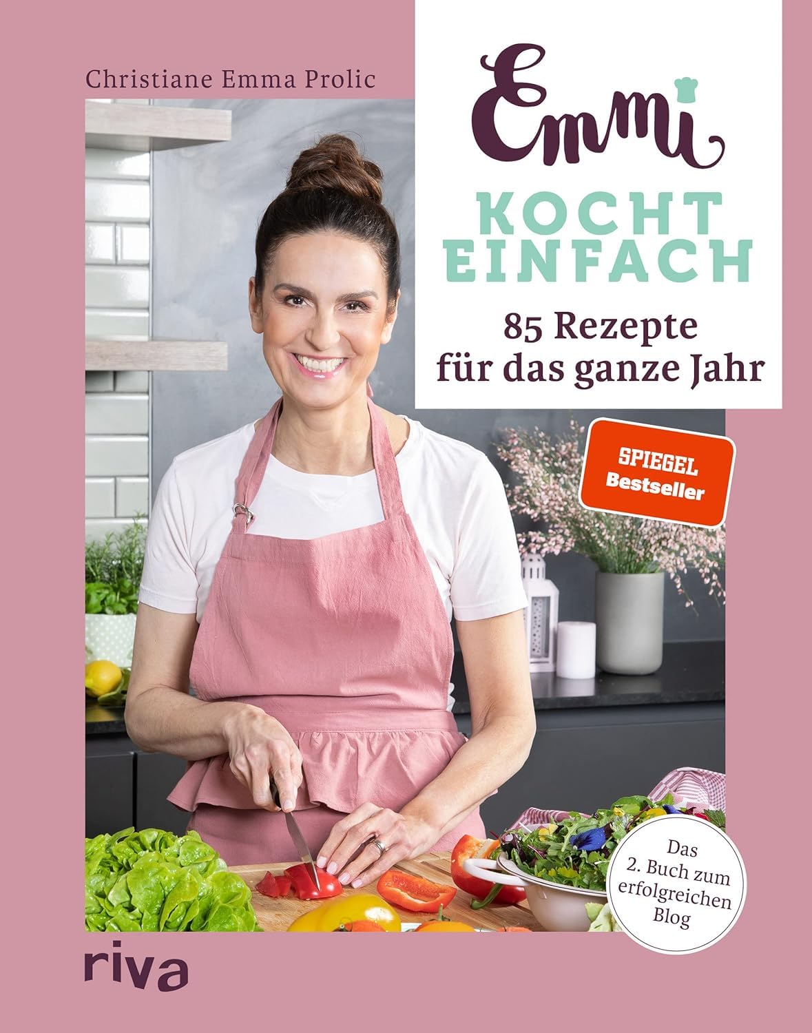 Emmi kocht 3er Bundle: Emmi kocht einfach, Emmi kocht weiter und Emmi kocht neue Lieblingsrezepte von Christiane Emma Prolic, gebundene Kochbücher für Familienküche, Meal Prep und Alltag